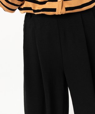 Pantacourt large en toile fluide femme vue6 - GEMO(FEMME PAP) - GEMO