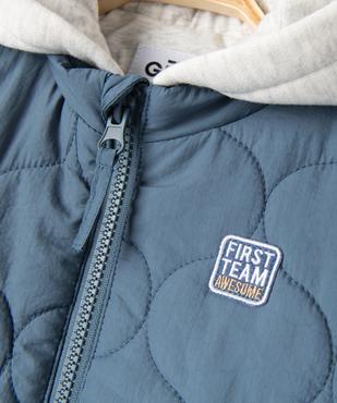 Doudoune à capuche doublé jersey bébé garçon  vue3 - GEMO(BEBE DEBT) - GEMO