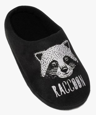 Chaussons garçon mules imprimées raton laveur vue5 - GEMO C4G GARCON - GEMO