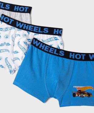 Boxers en coton stretch motif voitures de course garçon (lot de 3) - Hotwheels vue2 - HOT WHEELS - GEMO