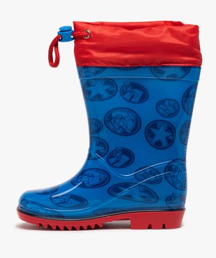 Bottes de pluie garçon à col ajustable – Avengers vue3 - AVENGERS - GEMO
