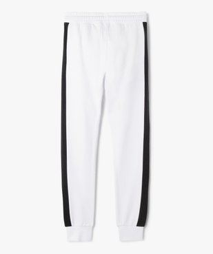 Pantalon de jogging garçon avec bandes contrastantes sur les côtés vue3 - GEMO (JUNIOR) - GEMO