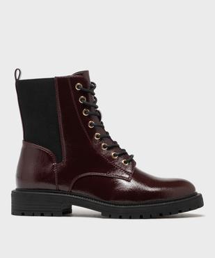 Boots avec élastique sur la tige et semelle crantée femme - 5 Miles vue1 - 5 MILES - GEMO