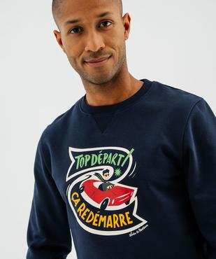 Sweat avec motif vintage homme - Gémo x Lulu la Nantaise vue2 - GEMO 4G HOMME - GEMO