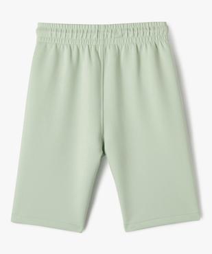 Bermuda en maille extensible et taille élastiquée garçon vue3 - GEMO (JUNIOR) - GEMO
