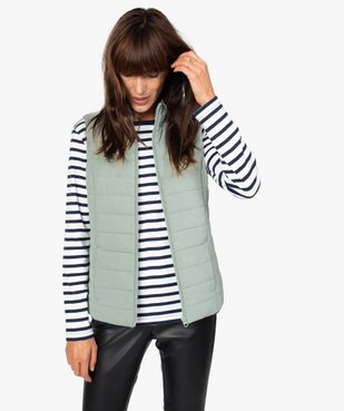 Doudoune femme sans manches avec col montant vue1 - GEMO(FEMME PAP) - GEMO