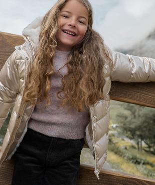 Manteau métallisé avec doublure chaude fille vue1 - GEMO (ENFANT) - GEMO