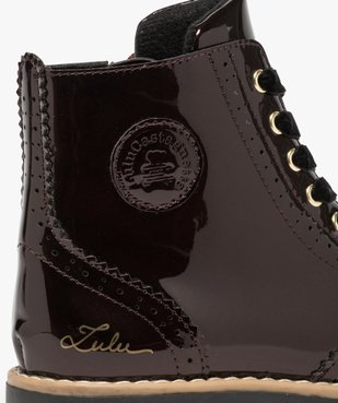 Bottines fille façon derbies vernies – Lulu Castagnette vue6 - LULU CASTAGNETT - GEMO