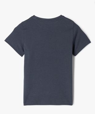 Tee-shirt manches courtes en coton imprimé garçon vue3 - GEMO 4G GARCON - GEMO