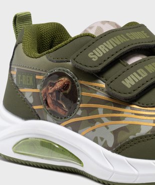 Baskets basses à scratch imprimé camo et T-rex garçon vue6 - JURASSIC WORLD - GEMO