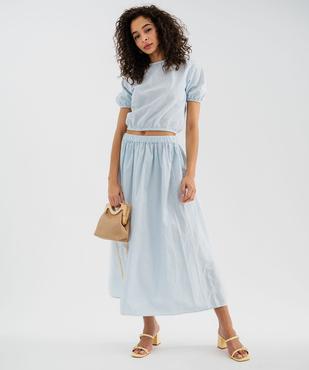 Blouse manches courtes à rayures femme vue4 - GEMO(FEMME PAP) - GEMO