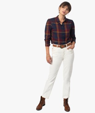 Jean femme coupe Straight taille haute vue5 - GEMO(FEMME PAP) - GEMO