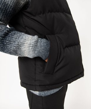Blouson sans manches à capuche amovible et doublure polaire homme vue6 - GEMO 4G HOMME - GEMO