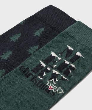 Chaussettes avec motifs de Noël homme (lot de 2) vue3 - GEMO(HOMWR HOM) - GEMO