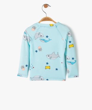 Tee-shirt anti UV bain bébé garçon à motifs marins vue5 - GEMO(BEBE DEBT) - GEMO