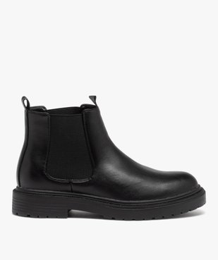 Boots Chelsea à épaisse semelle crantée homme vue1 - GEMO (CASUAL) - GEMO