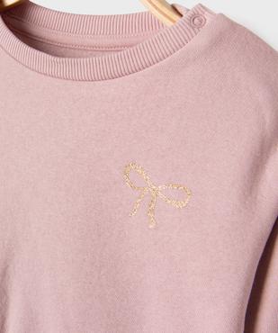 Ensemble 2 pièces sweat à volants + pantalon de jogging bébé fille vue2 - GEMO 4G BEBE - GEMO