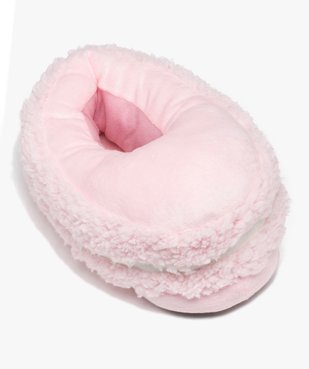 Chaussons femme volumineux en forme de macaron vue5 - GEMO(HOMWR FEM) - GEMO