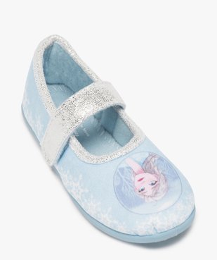 Chaussons fille babies pailletées Reine des Neige vue5 - REINE DES NEIGE - GEMO