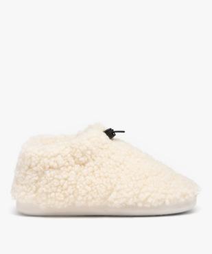 Chausson souple en sherpa femme  vue1 - GEMO(HOMWR FEM) - GEMO