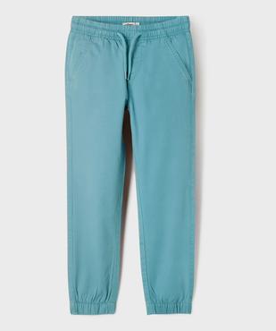 Pantalon jogger en toile garçon vue1 - GEMO (ENFANT) - GEMO