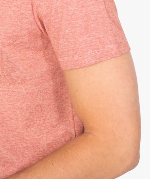 Tee-shirt homme à manches courtes et fines rayures vue2 - GEMO (HOMME) - GEMO