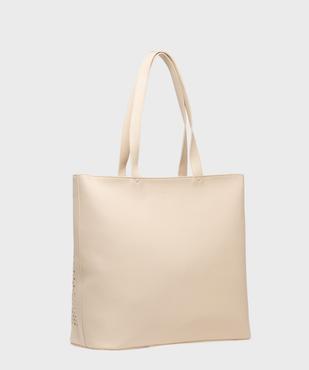 Sac cabas grand format ajouré femme vue1 - GEMO (ACCESS) - GEMO