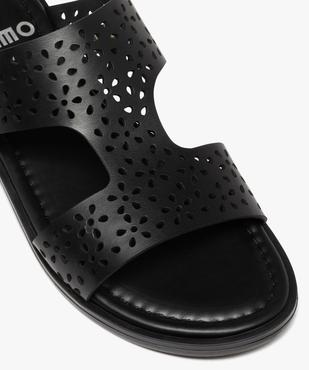 Sandales femme unies casual dessus ajouré vue7 - GEMO (CASUAL) - GEMO