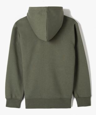 Sweat à capuche avec fermeture zippée garçon vue3 - GEMO (JUNIOR) - GEMO