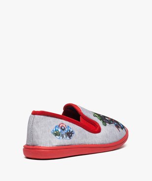 Chaussons garçon à enfiler imprimés - Avengers vue4 - AVENGERS - GEMO