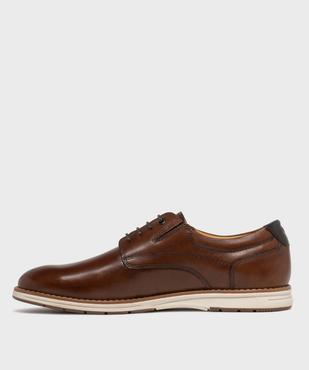 Derbies dessus cuir à semelle sport homme - Pierre Cardin vue3 - PIERRE CARDIN D - GEMO