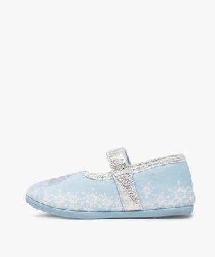 Chaussons fille babies pailletées Reine des Neige vue3 - REINE DES NEIGE - GEMO