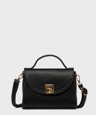 Sac à main grainé petit format femme vue1 - BESTINI - GEMO