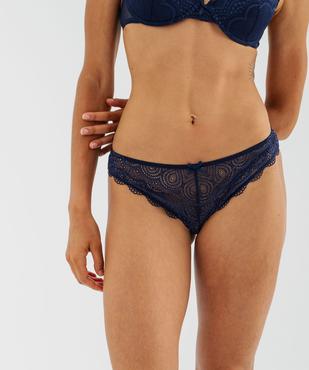 Culottes en dentelle et tulle femme (lot de 2) vue9 - GEMO(HOMWR FEM) - GEMO