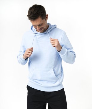 Sweat à capuche non molletonné homme vue2 - GEMO (HOMME) - GEMO