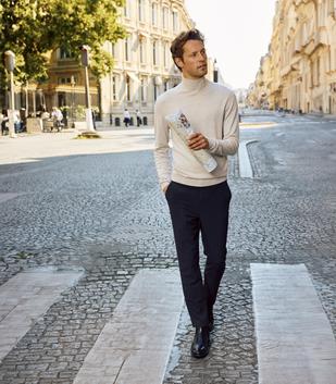 Pantalon de costume coupe slim homme vue1 - GEMO (HOMME) - GEMO