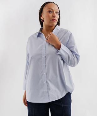 Chemise rayée femme grande taille vue1 - GEMO (G TAILLE) - GEMO