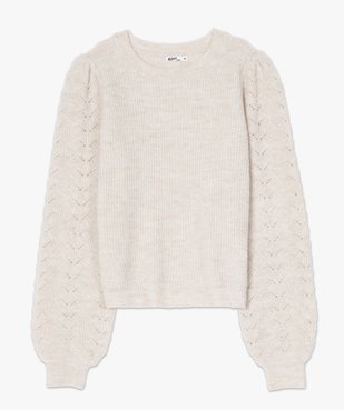 Pull femme en grosse maille à manches fantaisie vue4 - Nikesneakers C4G FEMME - Nikesneakers