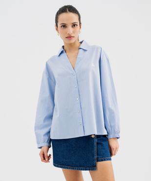 Chemise large manches longues rayée femme - LuluCastagnette vue2 - LULUCASTAGNETTE - GEMO
