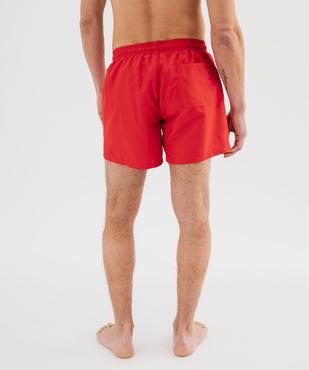 Short de bain homme uni vue4 - GEMO 4G HOMME - GEMO