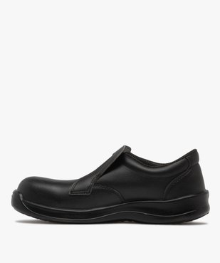 Chaussures de sécurité femme unies à enfiler vue3 - GEMO (EQUIPT) - GEMO