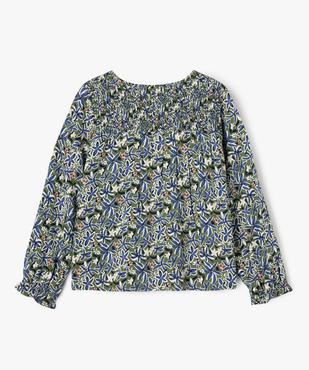 Chemise fleurie à dos smocké fille - LuluCastagnette vue7 - LULUCASTAGNETTE - GEMO