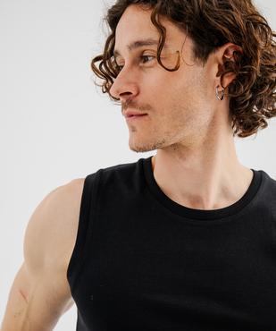 Tee-shirt sans manches en jersey de coton homme vue2 - GEMO 4G HOMME - GEMO