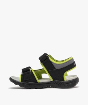Sandales sport garçon à double scratch - Geox vue3 - GEOX - GEMO