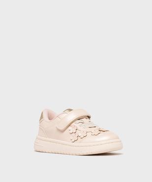 Baskets à scratch en matière irisée avec fleurs fille - Lovely Wings vue2 - LOVELY WINGS - GEMO