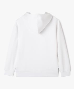 Sweat à capuche avec inscription en relief garçon vue3 - GEMO (JUNIOR) - GEMO