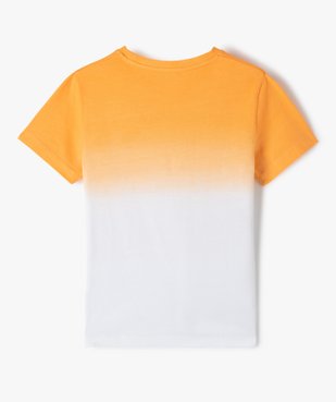 Tee-shirt garçon effet tie and dye avec motif foot vue3 - GEMO (ENFANT) - GEMO