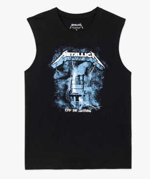 Tee-shirt homme sans manches imprimé - Metallica vue4 - METALLICA - GEMO