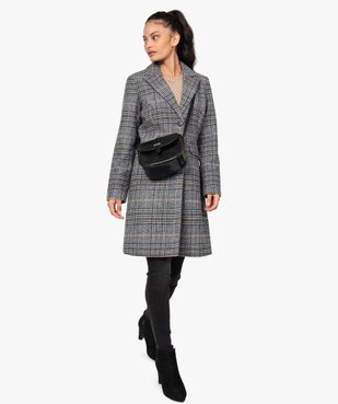 Manteau femme mi-long à col tailleur vue5 - GEMO(FEMME PAP) - GEMO