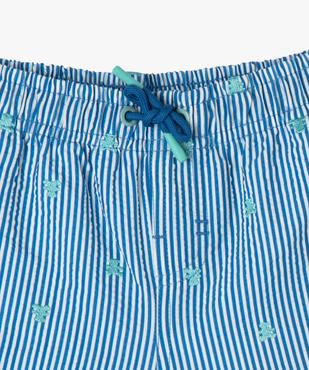 Short de surf en maille gaufrée bébé garçon - LuluCastagnette vue2 - LULUCASTAGNETTE - GEMO
